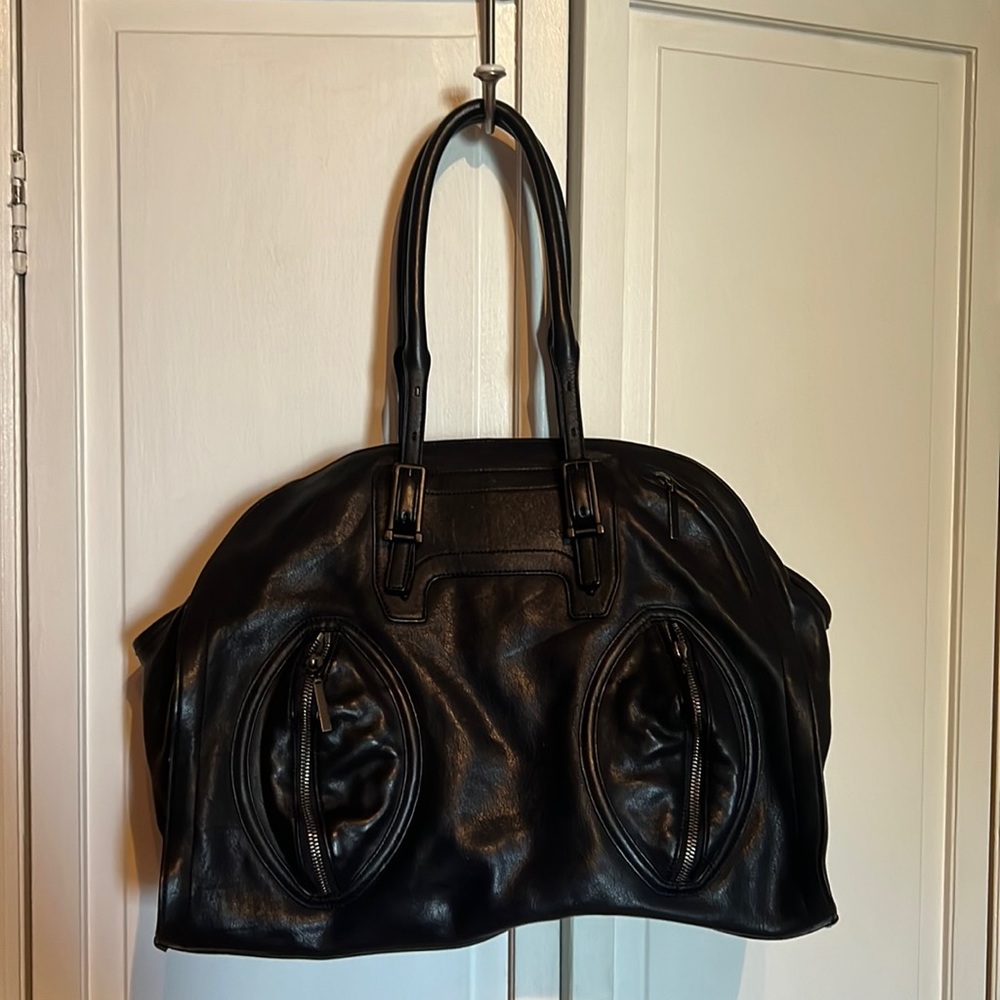 Helmut Lang leather tote bag